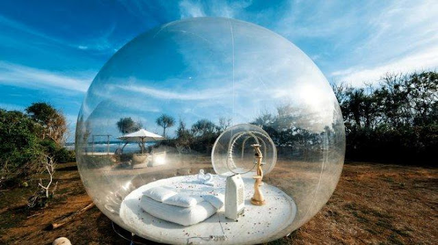 The Bubble Hotel Bali : Overnight Sensation in a Giant Balloon