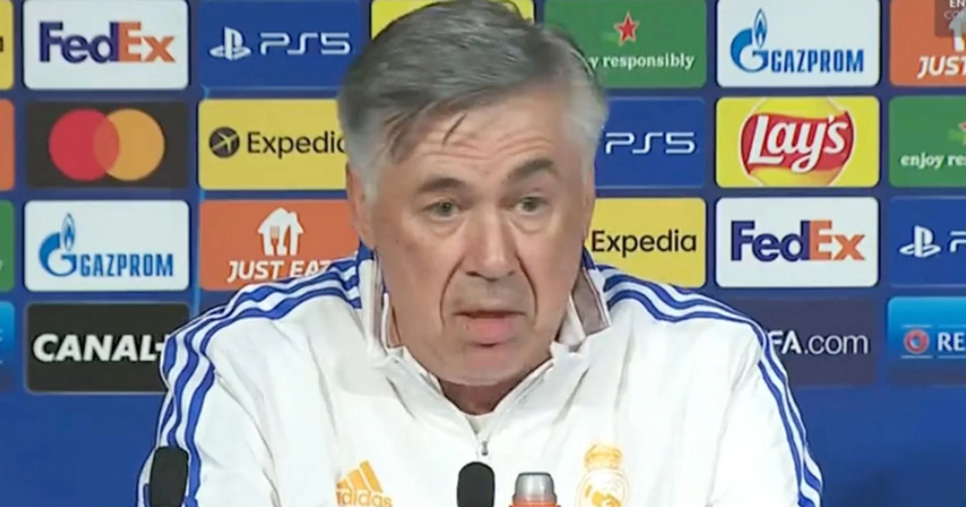 Ancelotti opens up on his tactics for PSG game