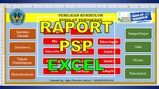 Raport Sekolah Penggerak Format Excel