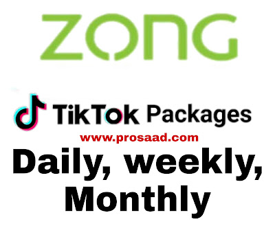 Zong tiktok packages 2023