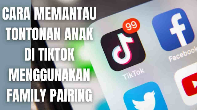 Cara Memantau Tontonan Anak Di TikTok Menggunakan Family Pairing Di dalam memantau tontonan anak di aplikasi tiktok bisa memanfaatkan fitur Family Pairing. Fitur ini bekerja dengan cara mengubungkan akun TikTok Anak dengan akun TikTok miliki Oran Tua, sehingga segala aktifitas yang dilakukan anak, dapat diketahui oleh orang tua. Ada beberapa fitur yang bisa digunakan yang diantaranya :  Screen Time Management Fitur ini memiliki fungsi untuk mengontrol seberapa lama anak bolek menggunakan aplikasi TikTok dalam sehari. Apabila anak sudah terlalu lama membuka aplikasi TikTok, maka secara otomatis muncul peringatan untuk berhenti sejenak.    Restricted Mode Dengan fitur ini orang tua dapat membatasi jenis-jenis konten apa saja yang muncul di akun TikTok anak. Fitur ini bisa diakses oleh orang tua kapan saja, sehingga anak bisa diawasi supaya tidak melihat video yang belum sesuai dengan umurnya.    Derect Messages Fitur ini memiliki fungsi untuk memastikan anak tidak sembarangan memberikan komentar atau melihat komentar-komentar yang tidak mendidik. Orang tua juga dapat mematikan fitur Direct Message pada akun TikTok milik anak.    Nah itu dia bagaimana cara memantau tontonan anak di tiktok menggunakan family pairing, melalui bahasan di atas bisa diketahui mengenai memanfaatkan fitur family pairing untuk memantau tontonan anak. Mungkin hanya itu yang bisa disampaikan di dalam artikel ini, mohon maaf bila terjadi kesalahan di dalam penulisan, dan terimakasih telah membaca artikel ini."God Bless and Protect Us"