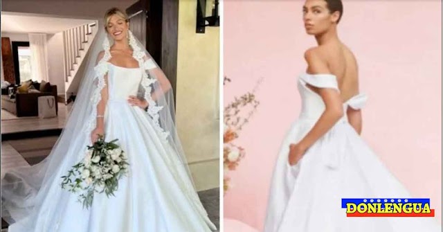 Nuera de Ricardo Montaner plagió vestido de novia de Carolina Herrera