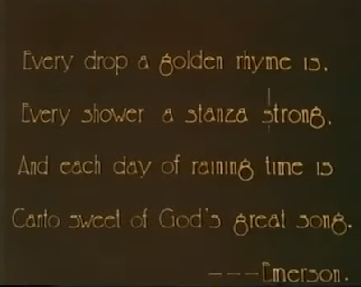 title card poem rain