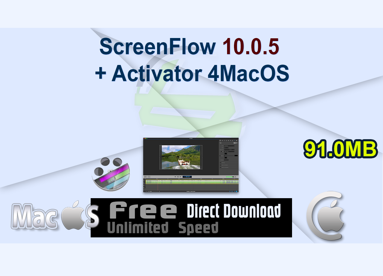 ScreenFlow 10.0.5 + Activator 4MacOS