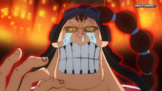 ワンピースアニメ 1002話 ワノ国編 | ONE PIECE スクラッチメン・アプー Scratchmen Apoo