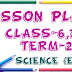 TERM-2 SCIENCE LESSON PLAN FOR CLASS - 6,7,8 (EM)