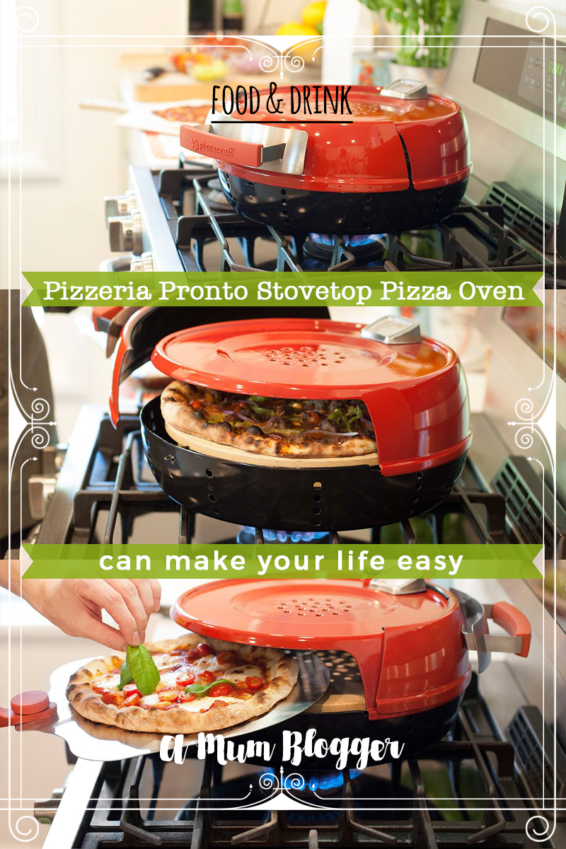 This Pizzeria Pronto Stovetop Pizza Oven can make life easy