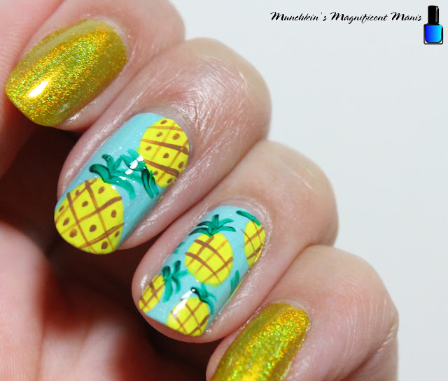 Pineapple Nail Design