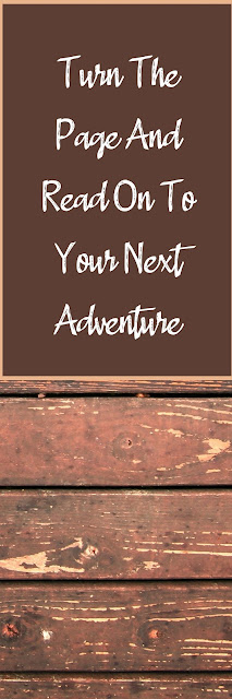 10 Free Bookmarks - Wooden Brown Tan Themed - Turn The Page And Read On To Your Next Adventure Quote