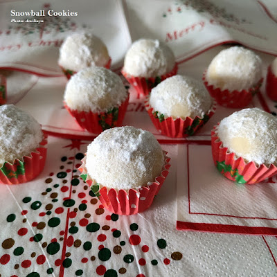 Snowball cookies 雪球饼