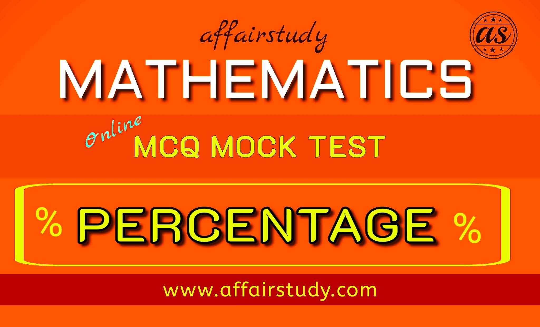 MCQ on Percentage