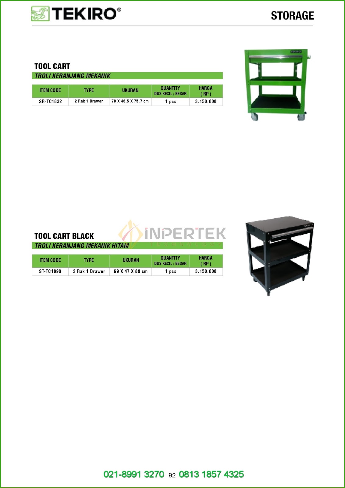 Tool Box dan Cabinet Drawer inpertek