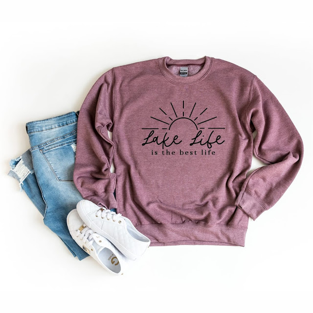 Lake Life Sweatshirts $30.99 Shipped