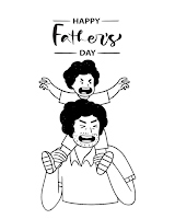Happy Father's Day coloring page