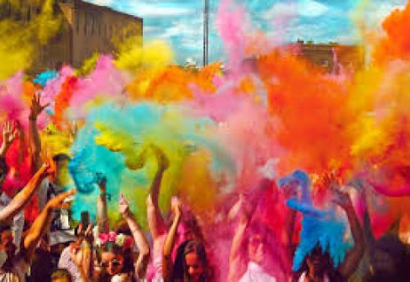 Happy holi photo background