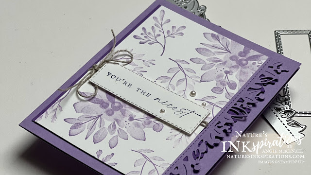 Eden's Garden Toile in Highland Heather (banner) | Nature's INKspirations by Angie McKenzie