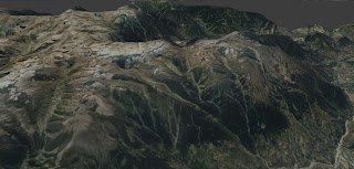 Mountainous terrain 3 low poly free 3d models fbx obj blend