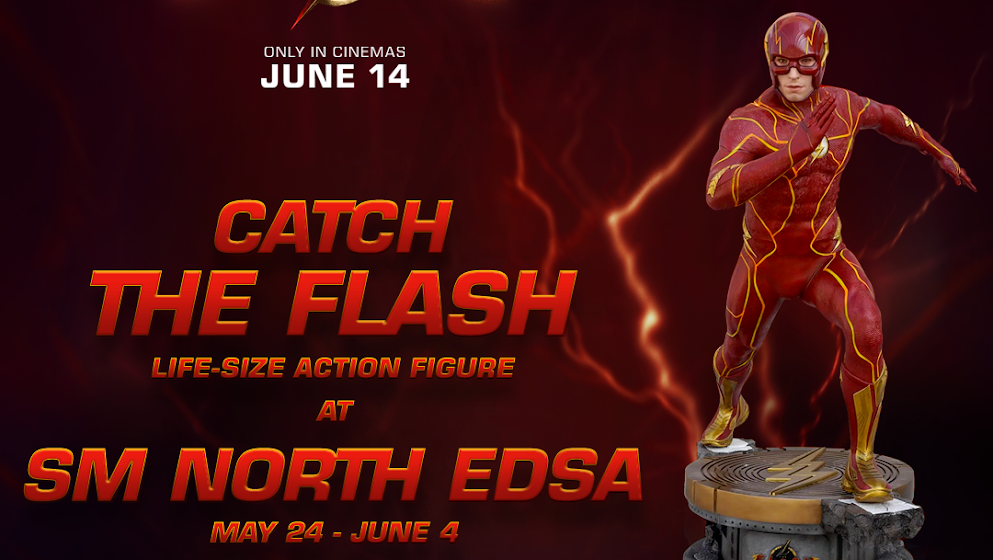 Visit the “The Flash” Life-Size Figure at the Warner Bros. 100 Year Anniversary Exhibit at SM North EDSA