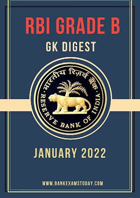 RBI Grade B GK Digest: January 2022