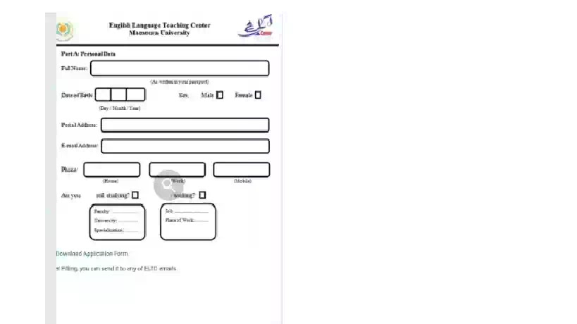 Learning course form