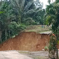 Korban Longsor di Sibolangit Dihantui Banjir Bandang, Sungai Lau Pei Pei Tertutup Tanah