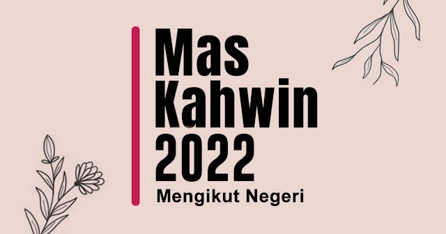 Johor 2021 kahwin mas Kadar Mas