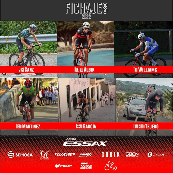 Seis ciclistas debutarán en Sub23 con el Equipo Essax