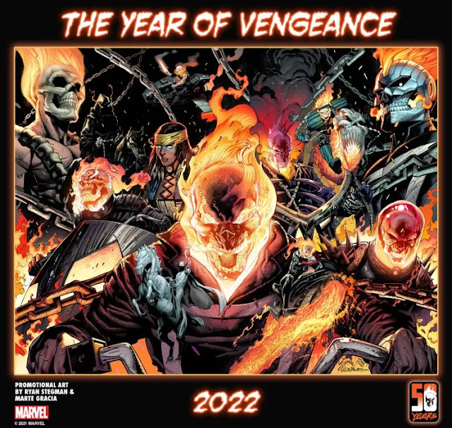 Marvel celebra el 50 aniversario de Ghost Rider con 'Year of Vengeance'.