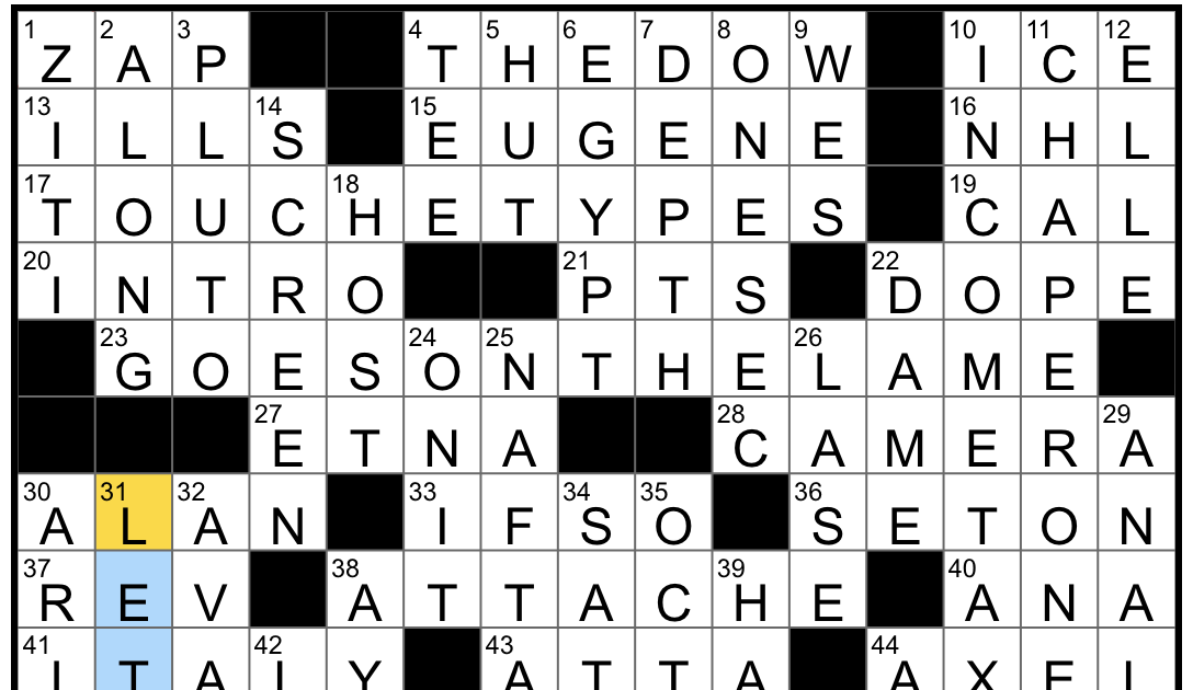 Rex Parker Does the NYT Crossword Puzzle: Eight pts. / WED 5-4-2022 / Diez  menos dos / Elder Levy in 