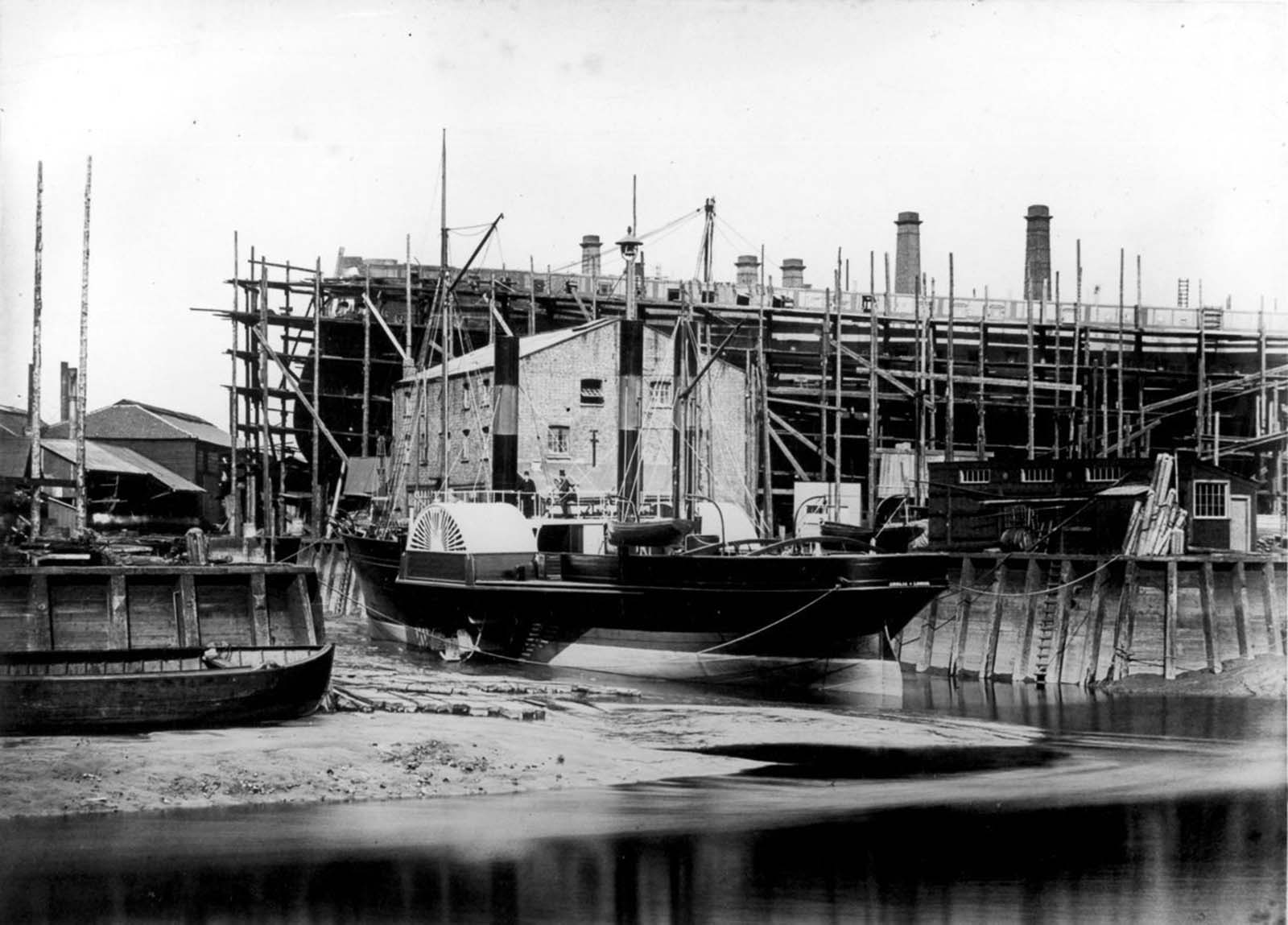 steamship shipyard photographs