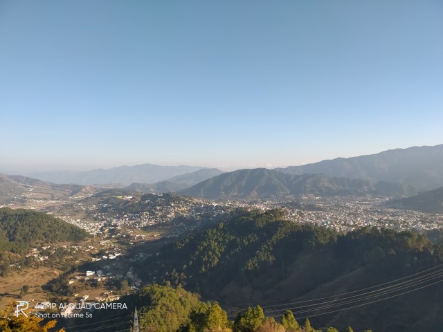 View of Pithoragarh City From Chandak