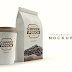 Coffee Cup Packaging Paper Bag Mockup PSD
