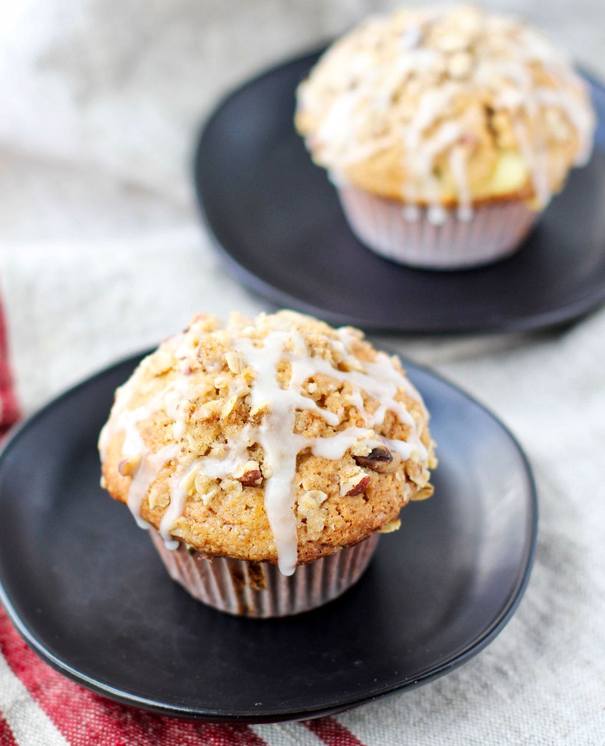 Lemon Curd Muffins with streusel.