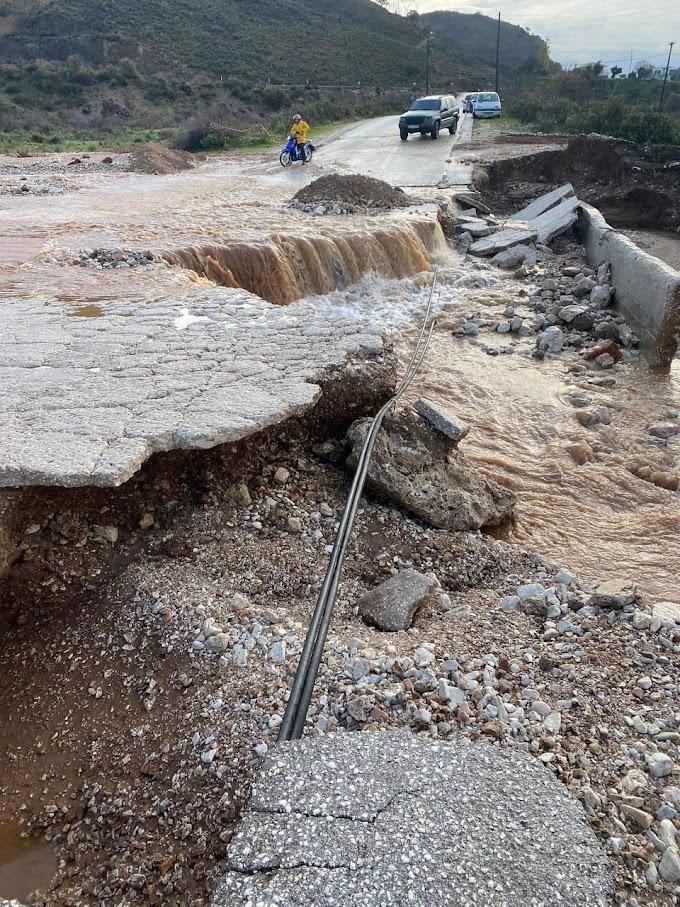 Εγκλωβισμένοι παρέμειναν οι εργαζόμενοι στις ιχθυοκαλλιέργειες της Σαγιάδας