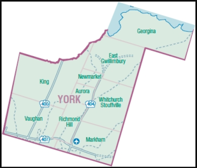 York Region ZIP Ontario ZIP Postal Code