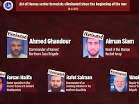 IDF eliminated five senior Hamas commanders prior to ceasefire