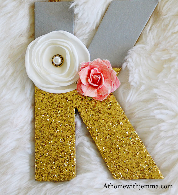 diy-gold-gray-letter-wooden-décor-holiday-easy