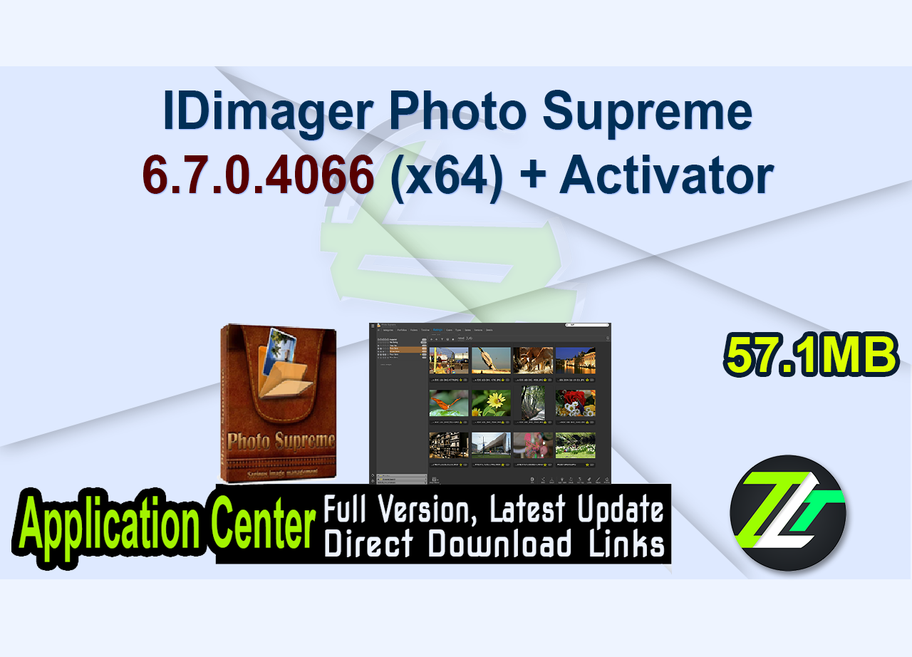 IDimager Photo Supreme 6.7.0.4066 (x64) + Activator