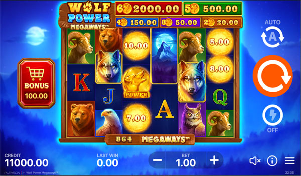 Main Gratis Slot Indonesia - Wolf Power Megaways Playson