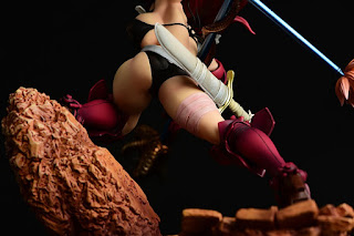 Figure 1/6 Erza Scarlet the Knight ver. Another Color : Black armor from Fairy Tail, Orca Toys