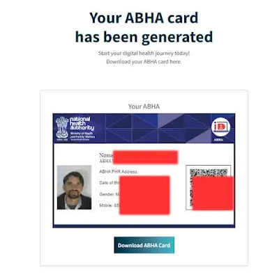 ABHA Card Looking