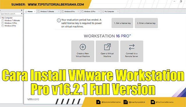 Cara Install VMware Workstation Pro v16.2.1 Full Version