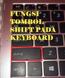 20 Fungsi Tombol shift Pada Keyboard