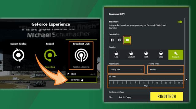 How to Live Streaming YouTube With Nvidia GeForce Experience