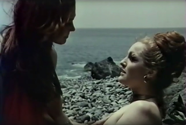 Chantal Broquet and Kali Hansa in Les Gloutonnes (1973) a movie by Jess (Jesus) Franco