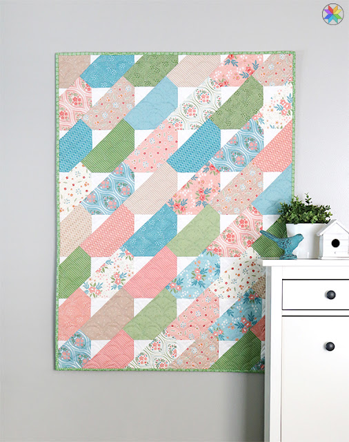 Top Notch quilt pattern by Andy Knowlton of A Bright Corner a layer cake pattern in four sizes