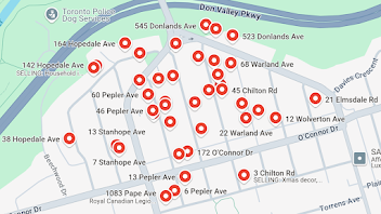 Golden Triangle Garage Sale Map