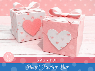 Heart Favour Box by Esselle Crafts