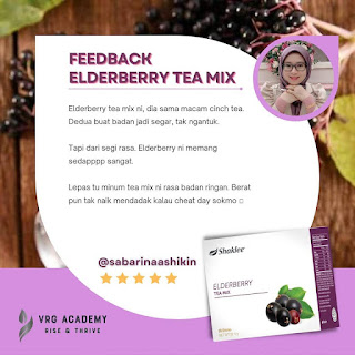 Elderberry Tea Mix Shaklee Cara Minum Untuk Kurus Testimoni