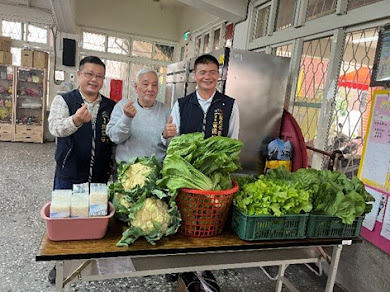 大里區清潔隊種植健康有機蔬菜 分送大里3處社區關懷據點提供長輩分享 推展循環經濟、綠色生活